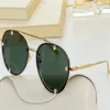 2045 Fashion Summer Style Gradient Lens Solglasögon UV 400 SKYDD FÖR KVINNA VINTAGE OUTER METAL ROUND Frame Top Quality Come WI212T