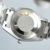 Luxury Męski zegarek 41 mm Designerski automatyczny zegarek mechaniczny 36 mm złotą tarczę kalendarz ze stali nierdzewnej Wodoodporny szafir Sapphire Montre de Luxe zegarek para