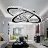 Lampadari a led moderni in cristallo K9 Illuminazione domestica Lampadari a sospensione a soffitto in cromo lustro per soggiorno2126