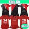 23 24 Atlas Kids Kit Fußballtrikots ALDO ROCHA C. TREJO J. MARQUEZ B. LOZANO E. ZALDIVAR SANTAMARIA Home Away Fußballtrikot Uniformen