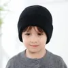 Inverno Caldo Bambino Cappello Lavorato A Maglia Per La Ragazza del Ragazzo Bambini Berretto In Maglia di Colore Solido Cappelli per bambini Morbido Infantile Del Bambino Cap 1-10Y Accessori