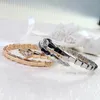 Zestawy biżuterii ślubnej Projektant luksusowych zestawów biżuterii obiadowej Kobiety Lady InKay Cubic Zircon Snake Snakeleike wąskie kołnierz Naszyjnik Bransoletka Bransoletka Pierścień 231208