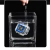 Transparent Case Waterproof Lighter Dual Arc Outdoor Windproof Type-c Rechargeable Lighter Portable Men's Fashion Lighters BJ