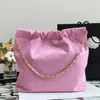 9A Calidad original Nuevo estilo 22 Bolsos de bolso Diseñadores de bolsos AS3260 Hommoneo de hombro de diseñador 35 cm Barbage de piel de pantorrilla brillante ba282g