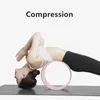 Rolo traseiro de círculos de ioga, ponto de gatilho de liberação miofascial, rolo de espuma de roda de ioga para tratar dor nas costas, massagem de tecidos profundos, exercício de mobilidade 231208