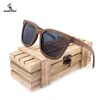 BOBO BIRD Gafas de sol Vintage para hombre, gafas de sol de madera polarizadas Retro para mujer, gafas UV400 en caja de regalo de madera V-AG010226d