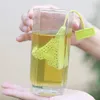 Coador de chá solto de silicone da Torre Eiffel, infusor de especiarias de ervas, filtro de folhas de chá, colher difusor verde laranja pink267a