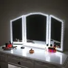 LED Makeup Mirror Strip Light 13ft 4M 240leds Vanity Mirror Lights LED Mirt Mirror for Makeup Table With Dimmer S Shape2319