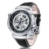 Armbanduhren TIME100 Hi World Mechanische Herrenuhren Weltzeitzone Uhr Herren Multifunktions-Business Waterproo320I