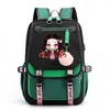 Dämon Slayer Nezuko Rucksäcke für Männer Anime School Tasche für Teenager Leinwand Laptop Rucksack Frauen Rucksack Anime Nezuko Rucksack 2219c