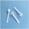 0 5g gram 1ML Plastic Scoop PP Spoon Measuring Tool for Liquid medical milk powder - 200pcs lot OP1002208q