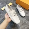 39Model Herrenschuhe Sommer Männer Echte Leder-Laibers Schuhe Brogue Flat atmungsaktives Luxus-Männer-Sneaker Moccasins Designer Heißverkaufsgröße 38-46