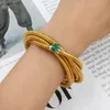 Armband Mädchen elastisches Armband Retro Mode Pendler Titan Armband Schmuck. Europa und die Vereinigten Staaten grenzüberschreitender mehrschichtiger Wicklungszirkon