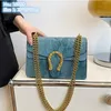Whole ladies shoulder bags street fashion printed mobile phone coin purse flip double interlayer fashion chain bag personality241w