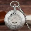 Pocket Watches Xmas Gift Luxury Watch Men Relogio Digital Steampunk Pocket Watch Clock Vintage Self Wind Stylish Blue Dial Automatic Mechanical 231208