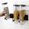 Barrels Cereal Machine Kitchen Storage Containers Round Grain Dispenser Oat Storage Tank Self-service Food Storage Container Y1119215h