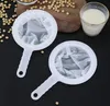 Ultrafine Filter Mesh Strainer Baby Juice Soy Milk Wine Coffee Tea Oil Filter Spoon Screen Separation Reusable Kitchen Supplies