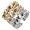 20 mm solidna stal ze stali nierdzewnej pasmo obserwacyjne Solex Datejust obserwacyjne paski link Bransoletka 262G