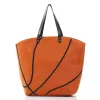 18style Baseball Bags Tote Canvas Handbags Softball Football Shoulder Bag Basketball Print Cotton Sports Tote Soccer Handbag