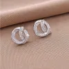 Top Luxury Designer Pendant Earrings Chain Pearl Fashion Earrings S925 Silver Needle Earrings Jewelry Supply