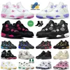 Jorda 4 scarpe da basket saltman iv milita Jumpman 4 Military Black Cat 4s Sneakers J4 Seafoam Red Thunder Off White Cement Oreo Pure Money Jorden 4 Photon Dust Sneaker