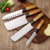 Conjunto completo de 5 ternos facas de cozinha japonesas LNIFE conjuntos de cutelo afiado de vegetais LNIFE cabo de plástico ABS chef LNIFE269u