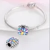 Pando Charms Plata De Ley 925 Plata camaleón brillante luciérnaga avión equipaje apto 925 Pulseras originales colgante joyería DIY