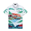 2024 Designer Designer Hawaii Floral Casual Shirts Men Men Slim Fit Tshirt Tshirt Men Beach Shorts M-3xl SS1