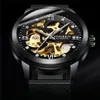 Skeleton Uhr Neue FNGEEN Sport Mechanische Uhr Mode Herren Uhren Top Marke Montre Homme Uhr Männer Automatische Uhr 210407286S