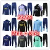 2023 2024 Spurs Men Kids Soccer Tracksuit Training Suit Set 23 24 Dele Son Soccer Jerseys Ham Kane Long Sleeve Football Tracks Duits Pojkar överlevande Chandal