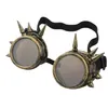 Lunettes de soleil Mode Hommes Femmes Lunettes de soudage Gothique Steampunk Cosplay Antique Spikes Vintage Lunettes Lunettes Punk Rivet1285a