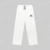 мужские брюки дизайнерские спортивные штаны спортивная одежда брюки для влюбленных серые хлопковые повседневные расписные спортивные штаны для бега yf111932