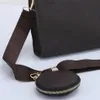 مصمم العلامة التجارية Messenger Bag Women Men Crossbody Counter Bags Classic PU 2PCS Sets Coin Formes 2336271Z