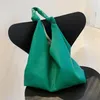 Abendtaschen Ladies Big Pu Leder Eimer Umhängetasche große Kapazität Handtaschen und Geldbörsen mit fester Farbe Handtasche Grün Gelb237s