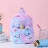 Yumuşak Peluş Okul Mochila Unicorn Sırt Çantası Sevimli Çocuk Oyuncak Toys Bag 3D Karikatür Hayvan Okul Çantası Öğrenci Çocuk Omuz Sırt Çantaları2777