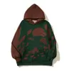 Designer di felpa con cappuccio Kanyess Fashion Women Men High Street Wave Double Lay Scave Panel Patch Hoodie per uomini e donne sciolti e comodi con etichetta e logo