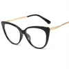 Ganzes Katzenaugen-Brillengestell, trendige Designer-Brille, Myopie-Nerd-optische Brillengestelle, weibliche Brillengestelle, die Feder leg256l