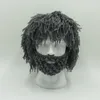 Wig Beard Hats Hobo Mad Scientist Caveman Handmade Knit Warm Winter Cap Men Women Halloween Gifts Funny Party Beanies 5 Colours 22283r