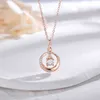 MERRYSHINE Anpassad 925 Sterling Silver Vackra kvinnliga smycken Moissanite Pendant Halsband för kvinnor