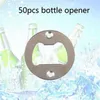 Métal rond Strong Polied Bottle Opender Insérer des pièces Pièce d'ouvre-bouteille avec trous contre-à-t-il x0803231I