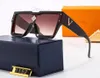 Lunettes de soleil lettre V Ljia lunettes de soleil design de haute qualité Pilot UV380 pour femme homme millionnaire carré lunettes de soleil explosives lunettes de soleil étoile de luxe avec boîte