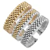 20 mm solidna stal ze stali nierdzewnej pasmo obserwacyjne Solex Datejust obserwacyjne paski link Bransoletka 262G