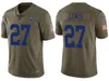 Dallas''Cowboys''Men 88 CeeDee Lamb 4 Dak Prescott 82 Jason Witten Custom Women Youth Salute to Service Olive Jersey