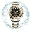 Superclone Sports Watch 7750 aaaaa luksusowe męskie zegarki mechaniczne Panada świetliste wodoodporne automatyczne super wersja Time Sapphire Watch Sapphire