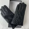 Женские зимние кожаные перчатки с плюшевым сенсорным экраном для езды на велосипеде и теплыми утепленными кончиками пальцев из овчины Gloves260B