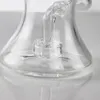 Glass Bent Neck Dab Rig Mini Beaker Base Bong Glass Smoking Pipe Hookah Oil Rig Showerhead Perc with 14mm Bowl or Banger