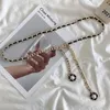 Designer Chain Belt Women Waistband Belt Womens Luxury Dress Chain Belt Pearl Fringe Thin Waist Chains Waist Rope Metal Belt Suit 221o