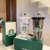 Starbucks Tumblers Astronaut Straw Cup stor kapacitet Högt värde Star Cup Ins Wind Portable Car Cup 500 ml