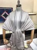 Fashion Brand Designer Double C Embroidery Process Ultra-fine Cashmere Yarn Woven Soft And Delicate Exquisite Craft Simple Retro Style Classic Luxury Scarf Cape.