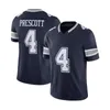 Personalizado 11 Micah Parsons 88 CeeDee Lamb Futebol Jersey Dak Prescott Trevon Diggs DeMarcus Lawrence Leighton Vander Esch Tony Pollard Emmitt Smith Mens Mulheres Juventude